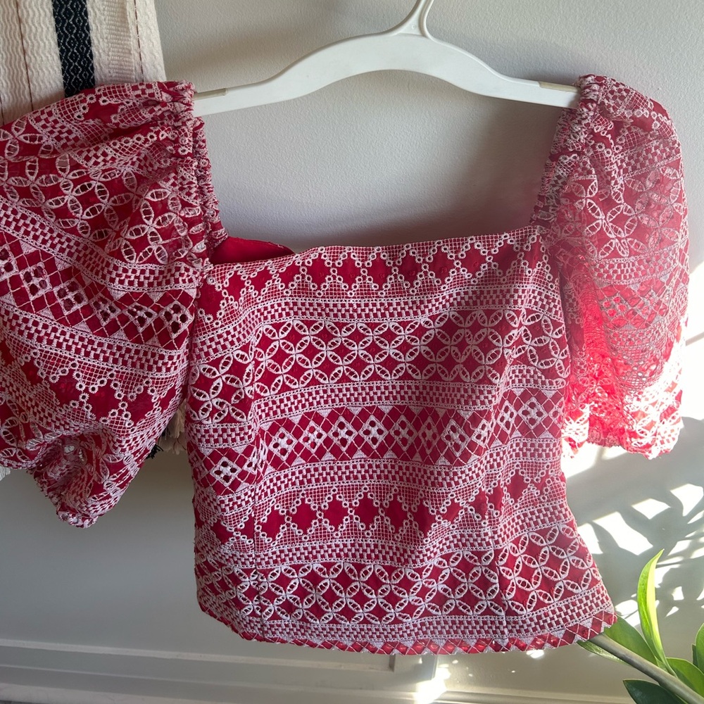 Antonio Melani Balloon Sleeve Top